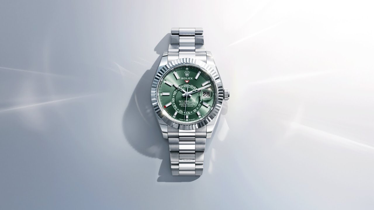 a Rolex sky-dweller watch