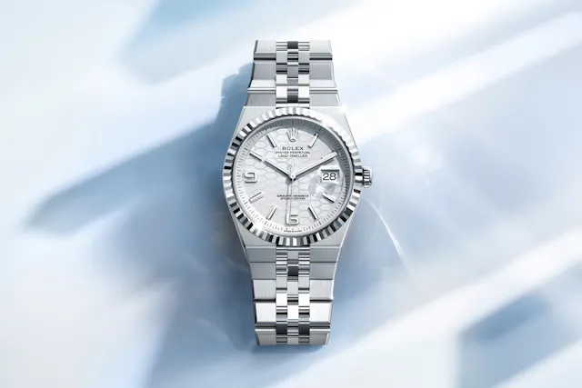 rolex land-dweller watches - lux bond and green
